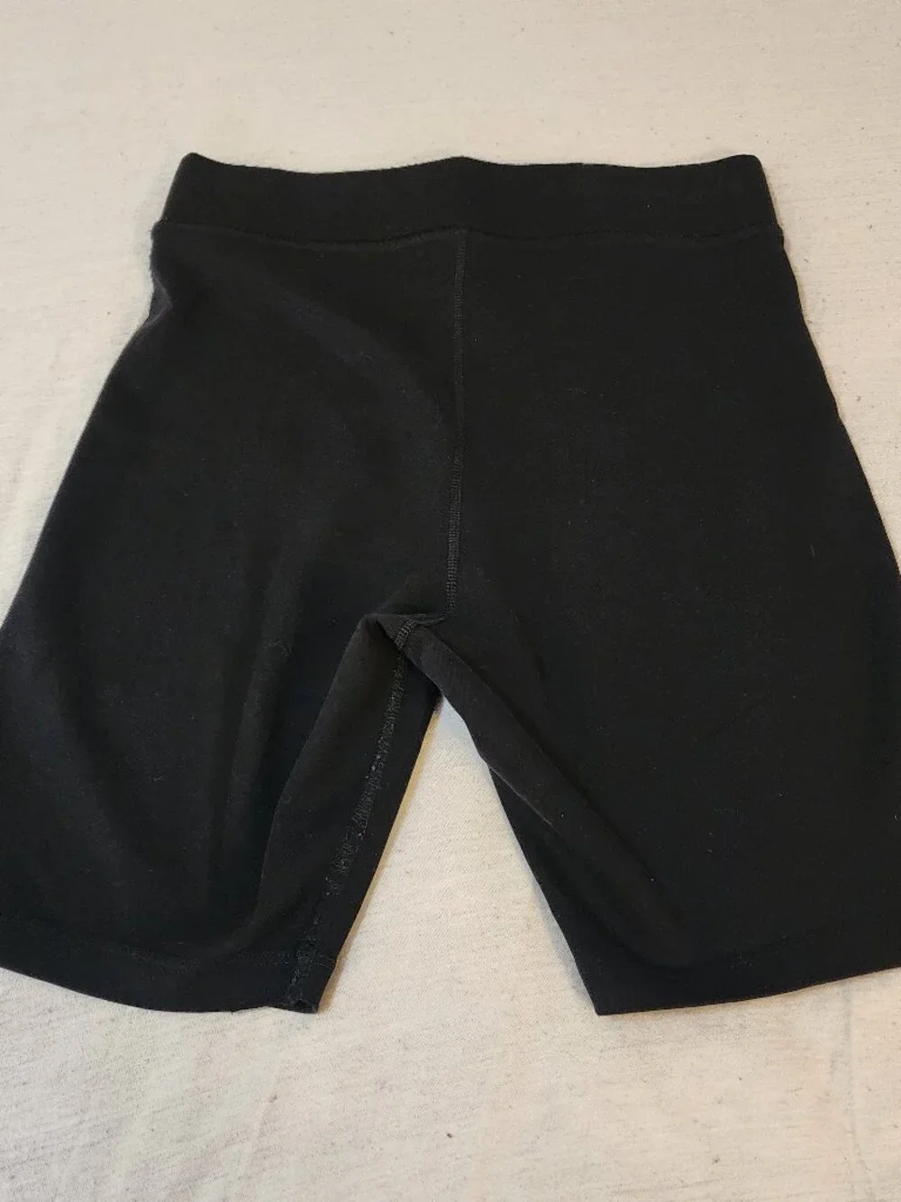 Nike High Waisted Biker Shorts Women's Size Medium Black Performance Athletic